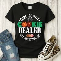 Scout For Girl Cookie Dealer Women's T-Shirt thumb 3