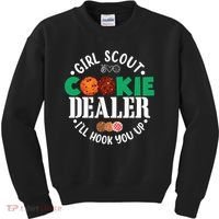 Scout For Girl Cookie Dealer Kids Sweatshirt thumb 0