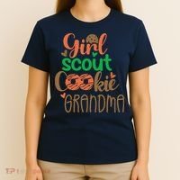 Scout For Girl Cookie Grandma Scouting Family Matching Funny T-Shirt thumb 4