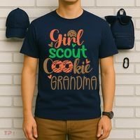 Scout For Girl Cookie Grandma Scouting Family Matching Funny T-Shirt thumb 6