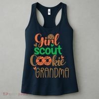 Scout For Girl Cookie Grandma Scouting Family Matching Funny Women's Tank Top thumb 3