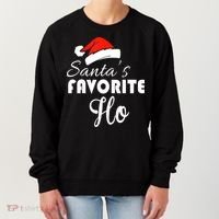 SantaS Favorite Ho Dirty Christmas Women's Sweatshirt thumb 0