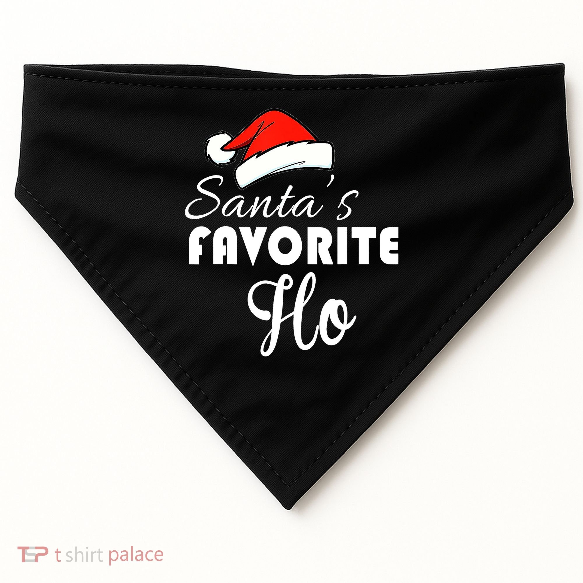SantaS Favorite Ho Dirty Christmas USA-Made Doggie Bandana