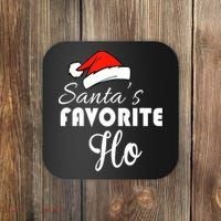 SantaS Favorite Ho Dirty Christmas Coaster thumb 0