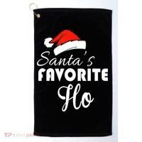 SantaS Favorite Ho Dirty Christmas Golf Towel thumb 0