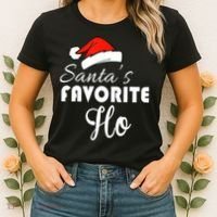SantaS Favorite Ho Dirty Christmas Women's T-Shirt thumb 2