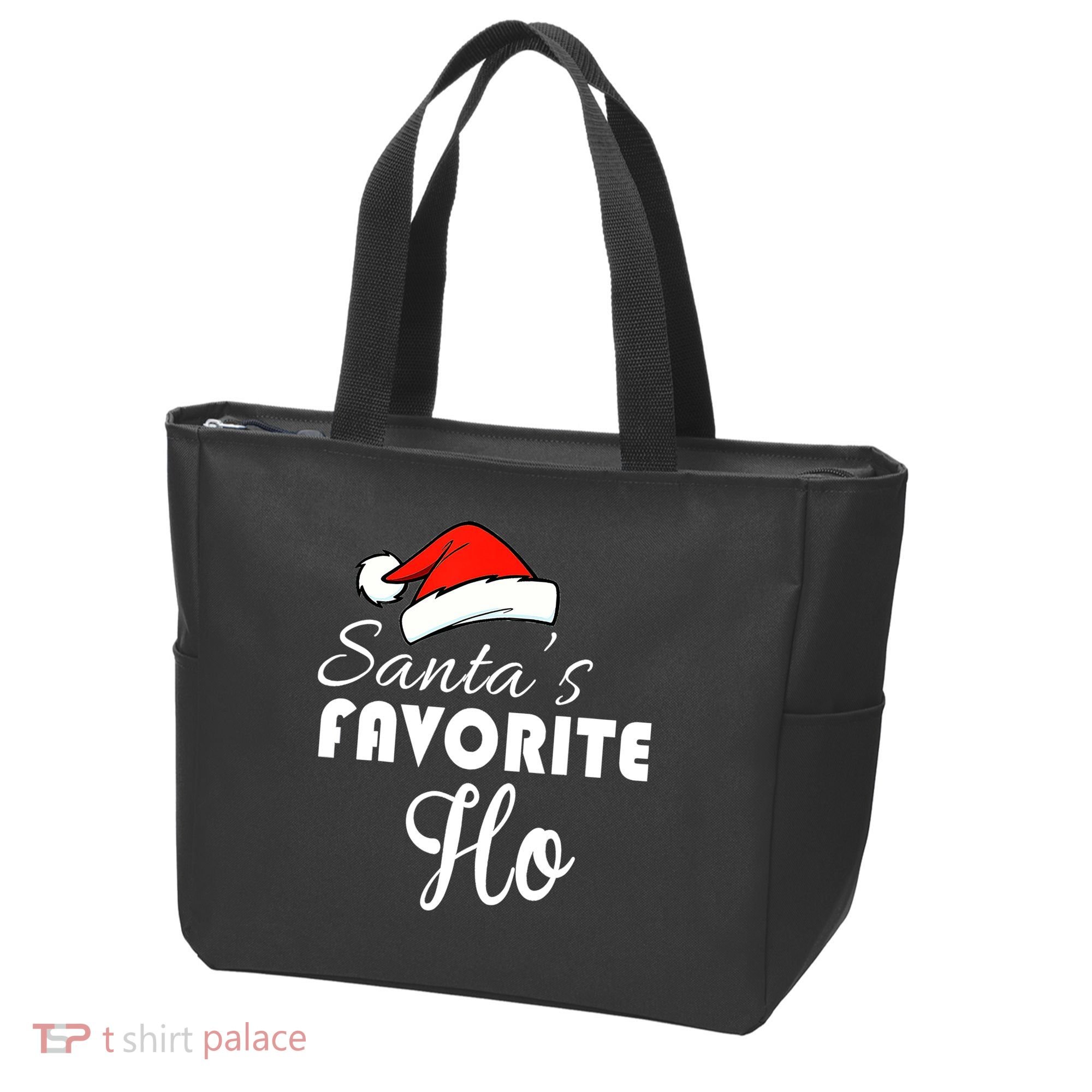 SantaS Favorite Ho Dirty Christmas Tote Bag