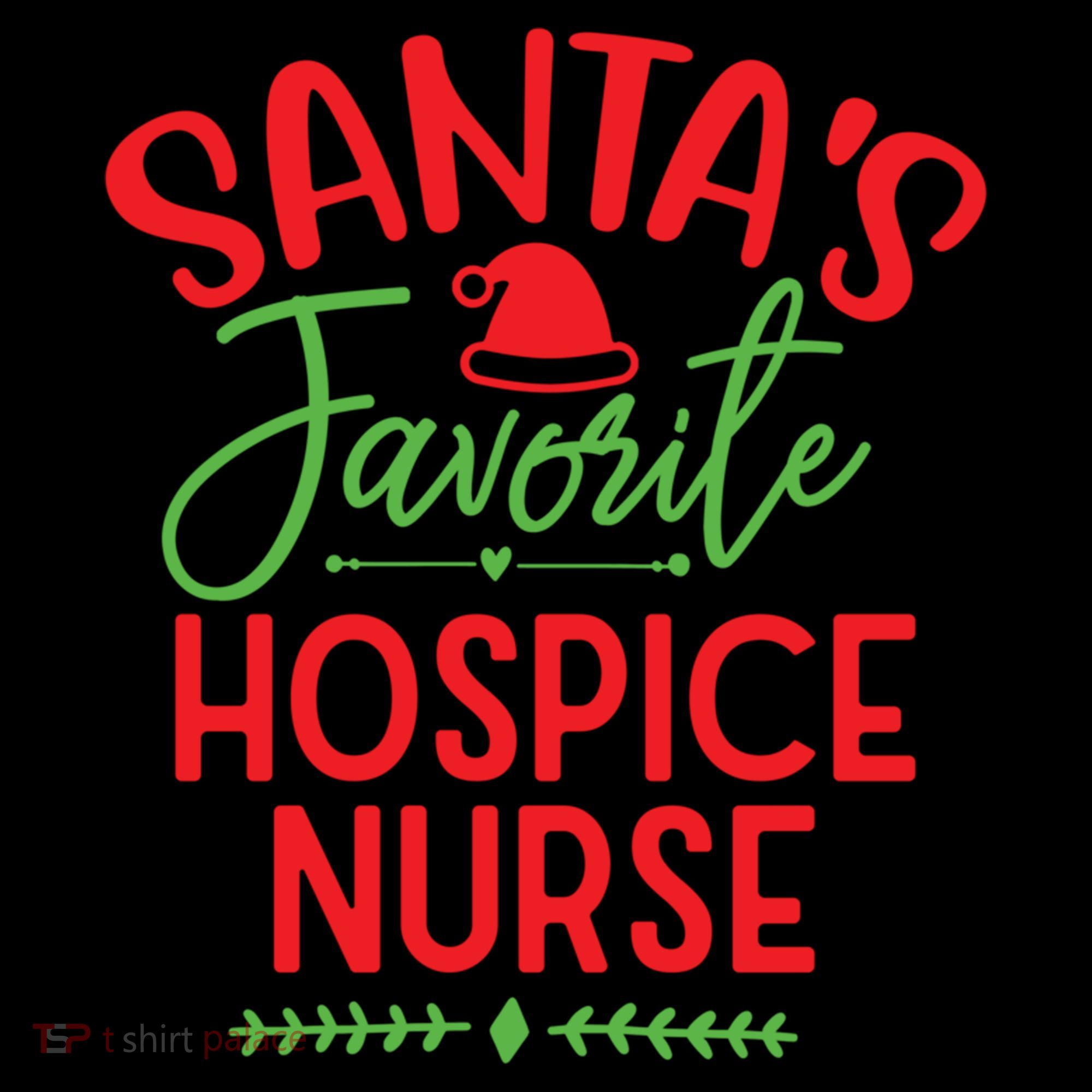 SantaS Favorite Hospice Nurse Christmas Cool Gift Coffee Mug