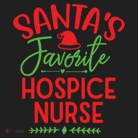 SantaS Favorite Hospice Nurse Christmas Cool Gift Beanie thumb 2