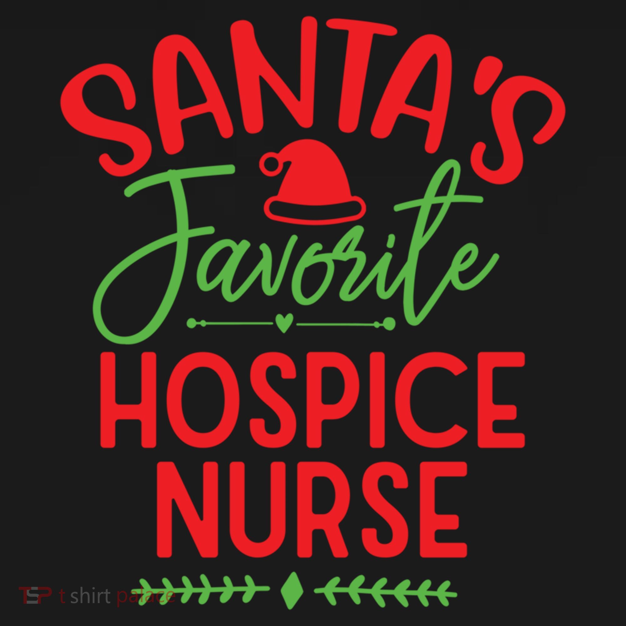 SantaS Favorite Hospice Nurse Christmas Cool Gift Ornament