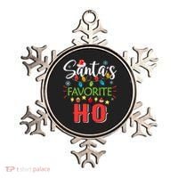 SantaS Favorite Ho Xmas Light Santa Hat Christmas Gift Ornament thumb 0