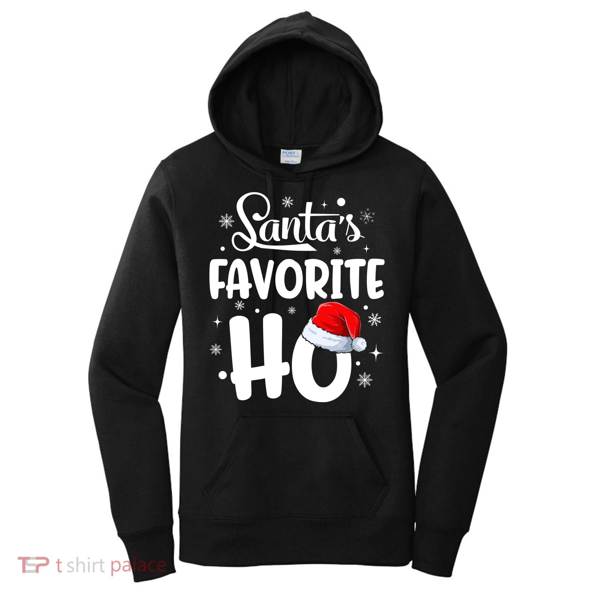 SantaS Favorite Ho Funny Merry Christmas Xmas Family Matching Pjs Women's Hoodie