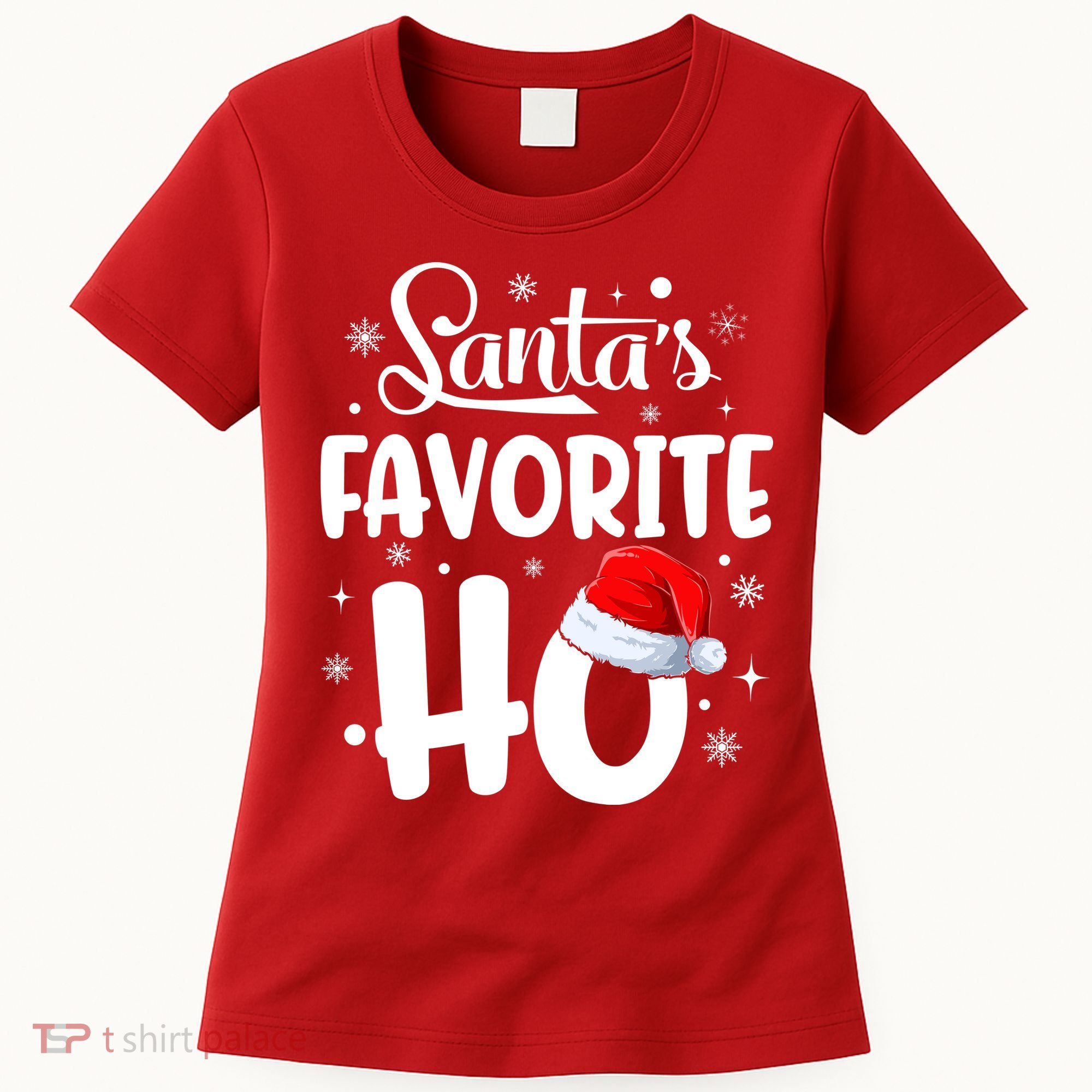 SantaS Favorite Ho Funny Merry Christmas Xmas Family Matching Pjs Women's T-Shirt