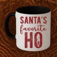 SantaS Favorite Ho Funny Xmas Christmas Coffee Mug thumb 2