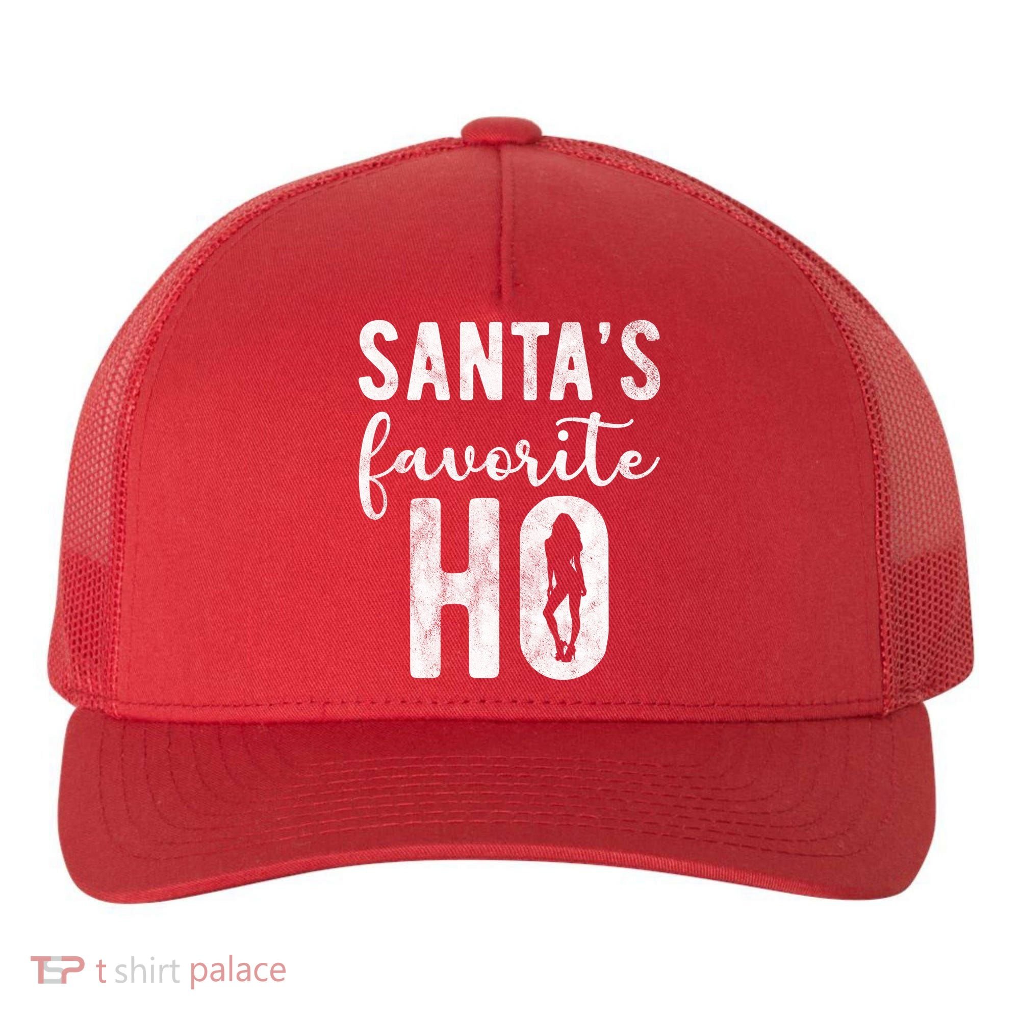 SantaS Favorite Ho Funny Xmas Christmas Yupoong Adult 5-Panel Trucker Hat