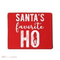 SantaS Favorite Ho Funny Xmas Christmas Mousepad thumb 0
