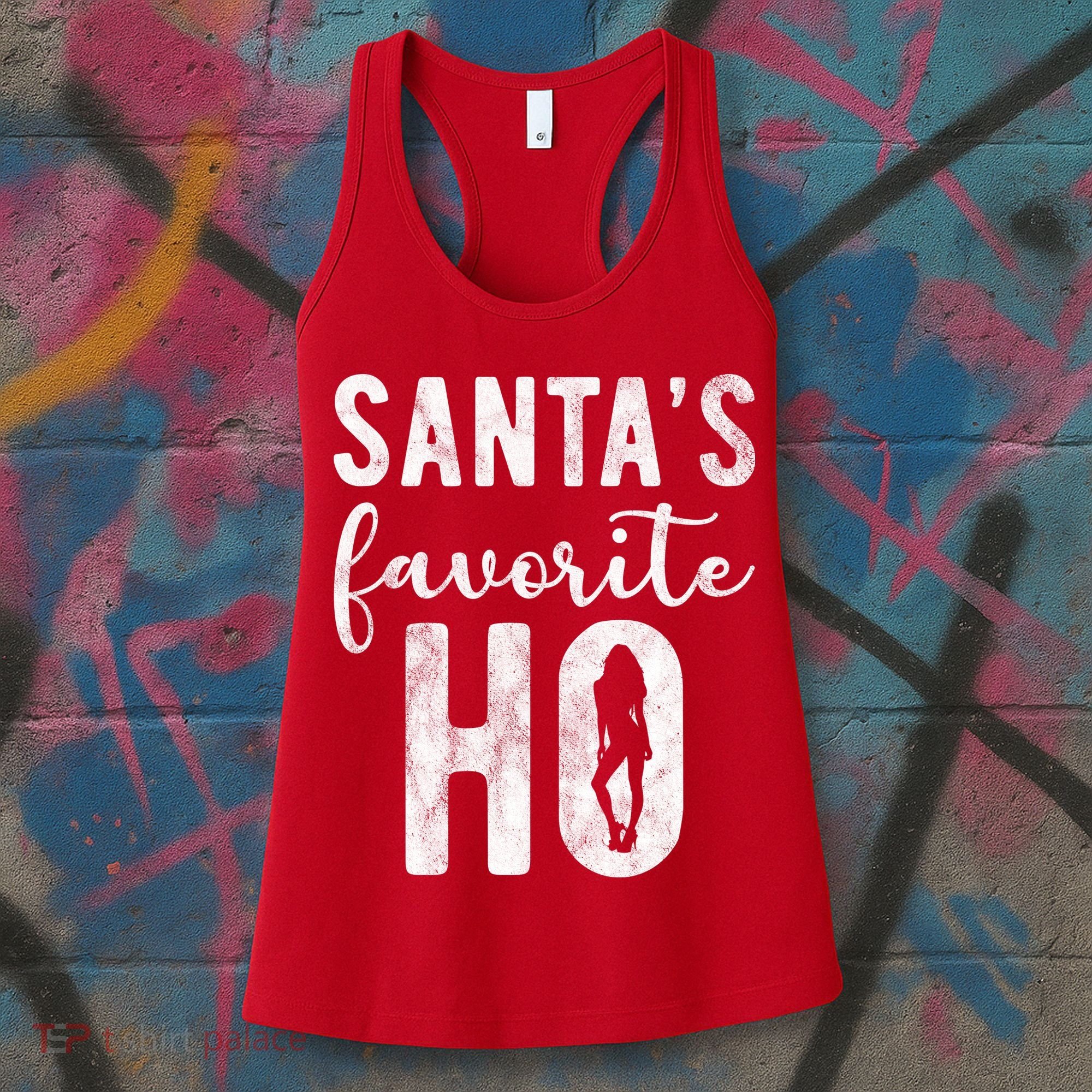 SantaS Favorite Ho Funny Xmas Christmas Women's Tank Top