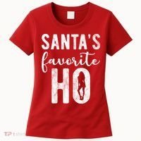 SantaS Favorite Ho Funny Xmas Christmas Women's T-Shirt thumb 0