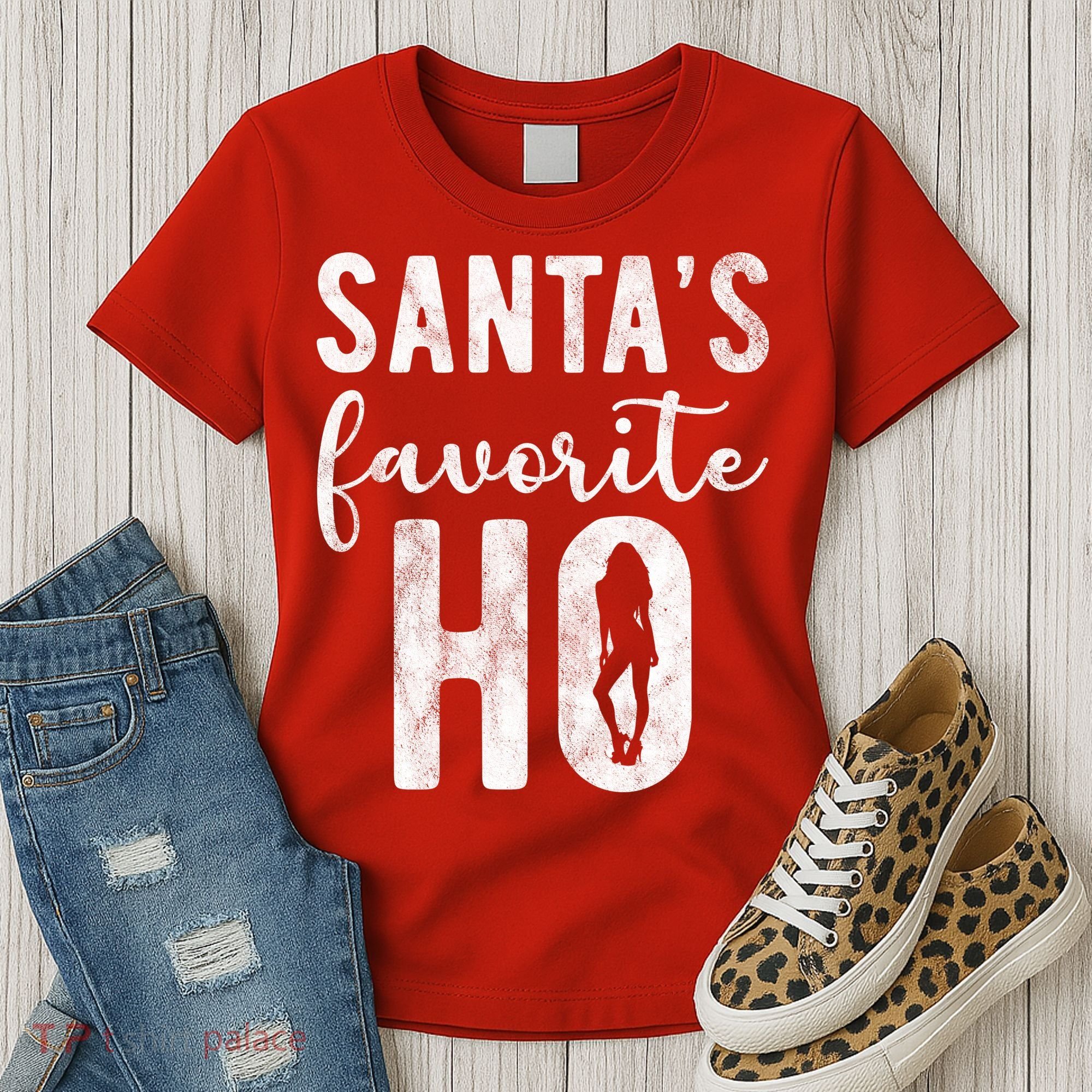 SantaS Favorite Ho Funny Xmas Christmas Women's T-Shirt