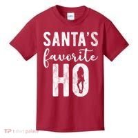 SantaS Favorite Ho Funny Xmas Christmas Kids T-Shirt thumb 0