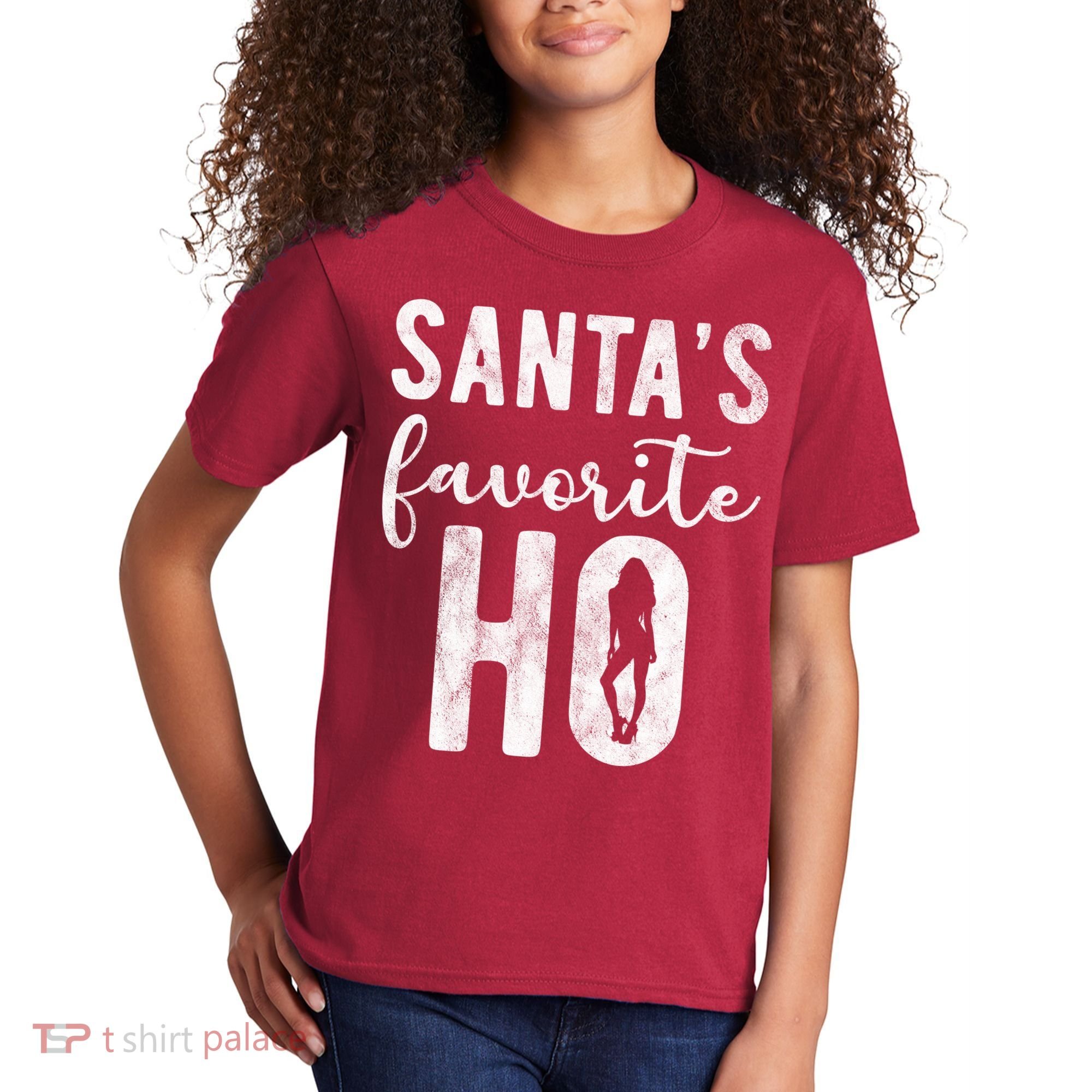 SantaS Favorite Ho Funny Xmas Christmas Kids T-Shirt