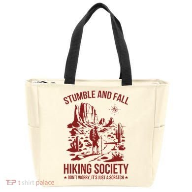 Stumble & Fall Hiking Society DonT Worry ItS A Scratch Tote Bag