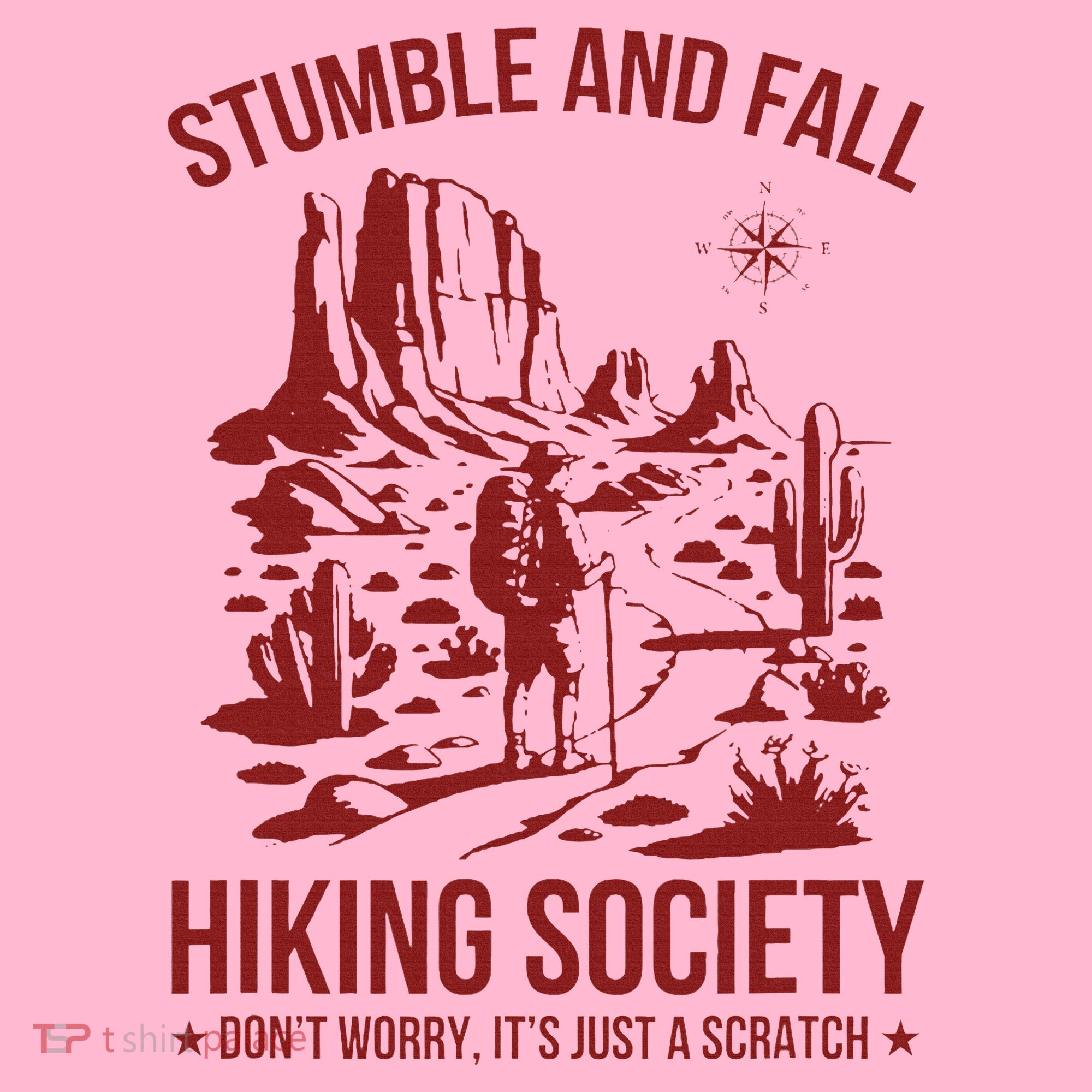 Stumble & Fall Hiking Society DonT Worry ItS A Scratch Coaster