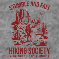Stumble & Fall Hiking Society DonT Worry ItS A Scratch Toddler Hoodie thumb 2