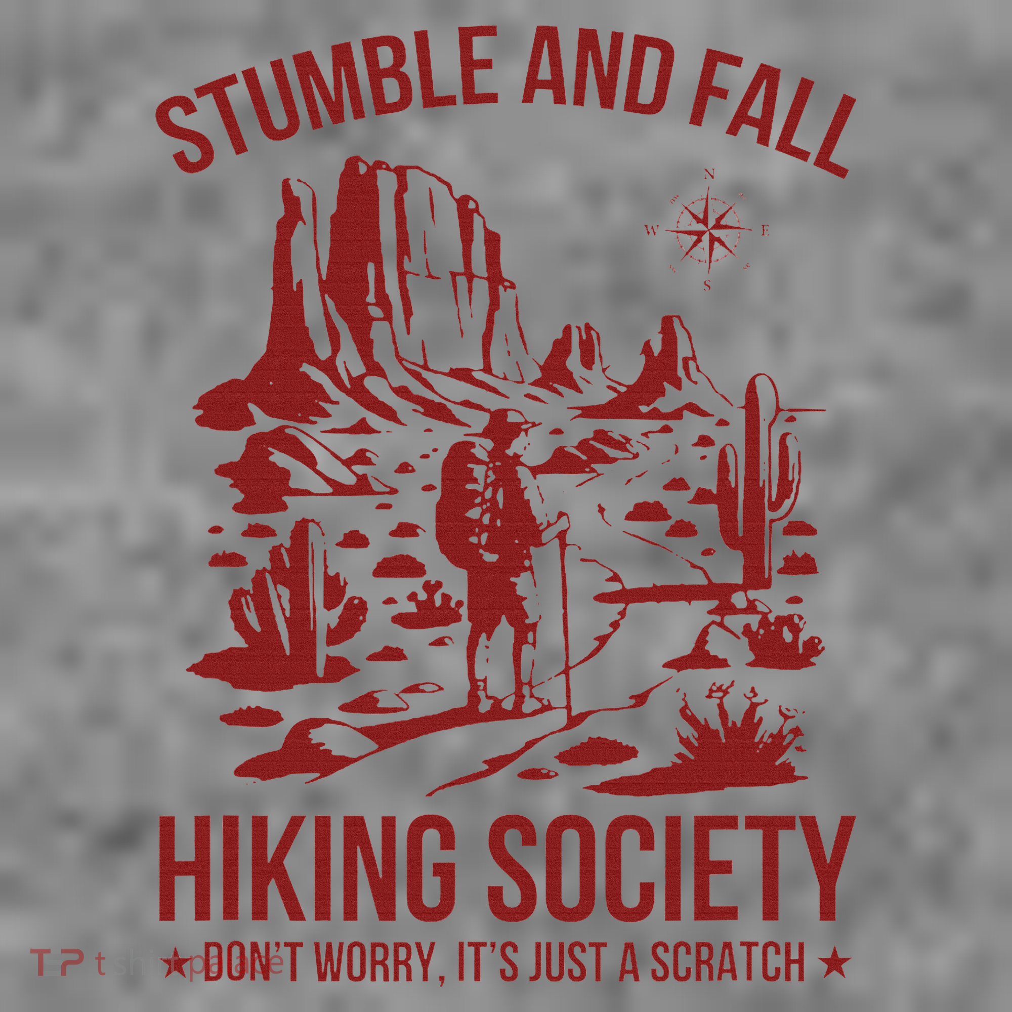 Stumble & Fall Hiking Society DonT Worry ItS A Scratch Toddler Hoodie