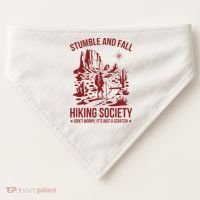 Stumble & Fall Hiking Society DonT Worry ItS A Scratch USA-Made Doggie Bandana thumb 0