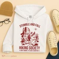 Stumble & Fall Hiking Society DonT Worry ItS A Scratch Hoodie thumb 4