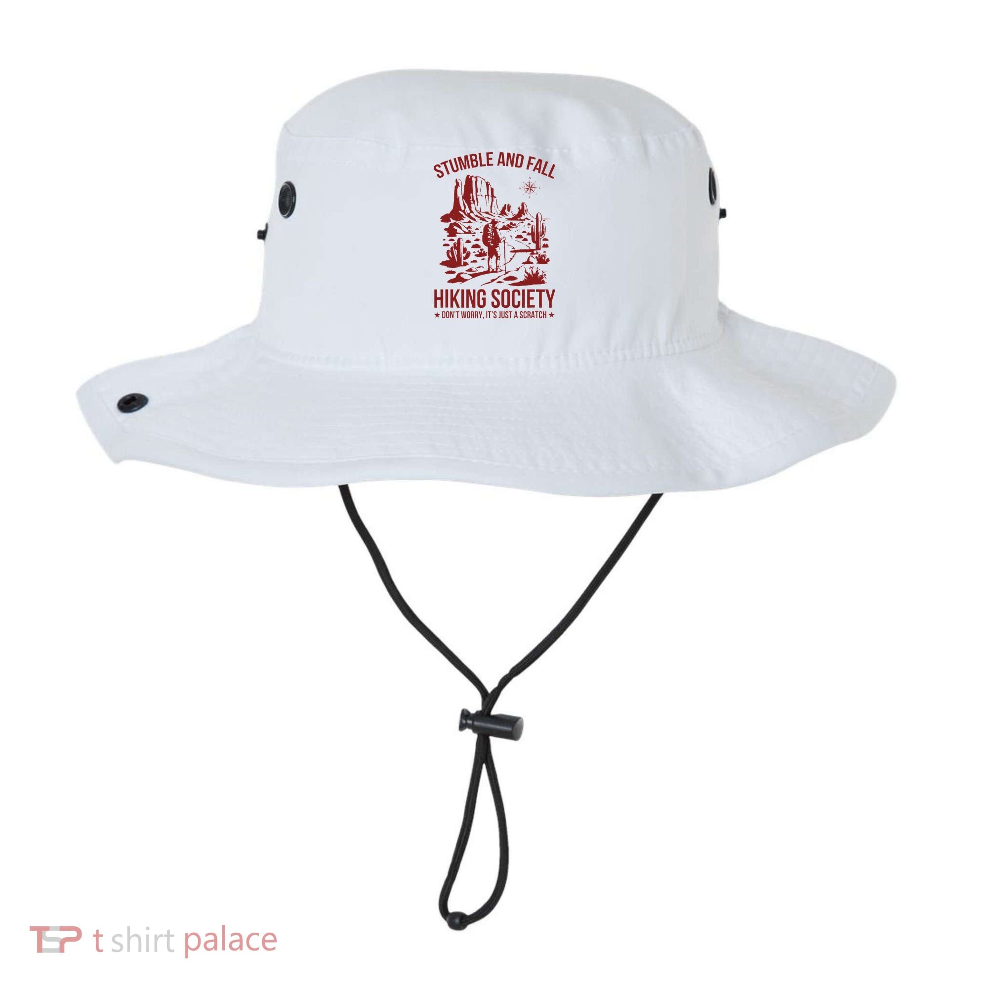 Stumble & Fall Hiking Society DonT Worry ItS A Scratch Bucket Hat