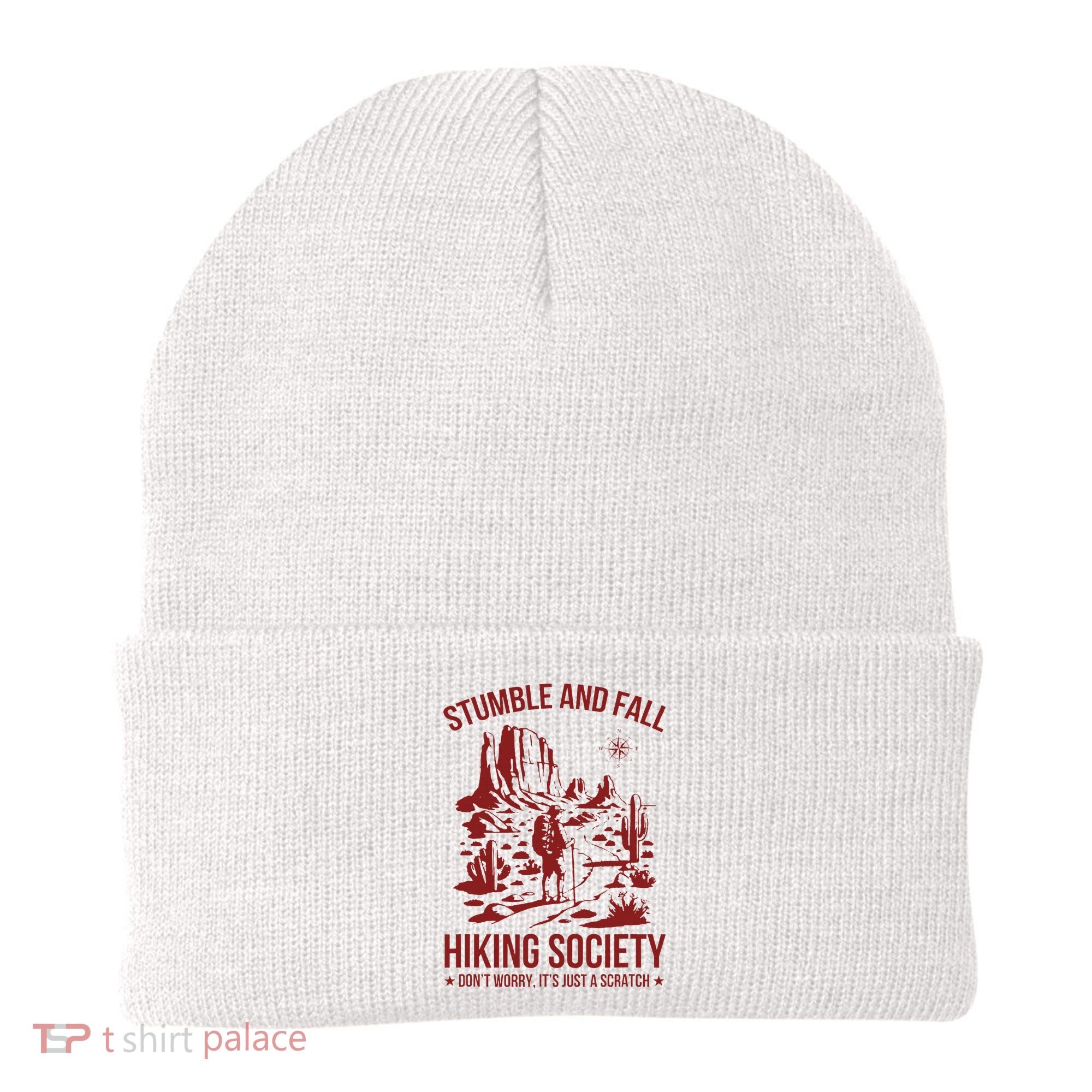 Stumble & Fall Hiking Society DonT Worry ItS A Scratch Beanie