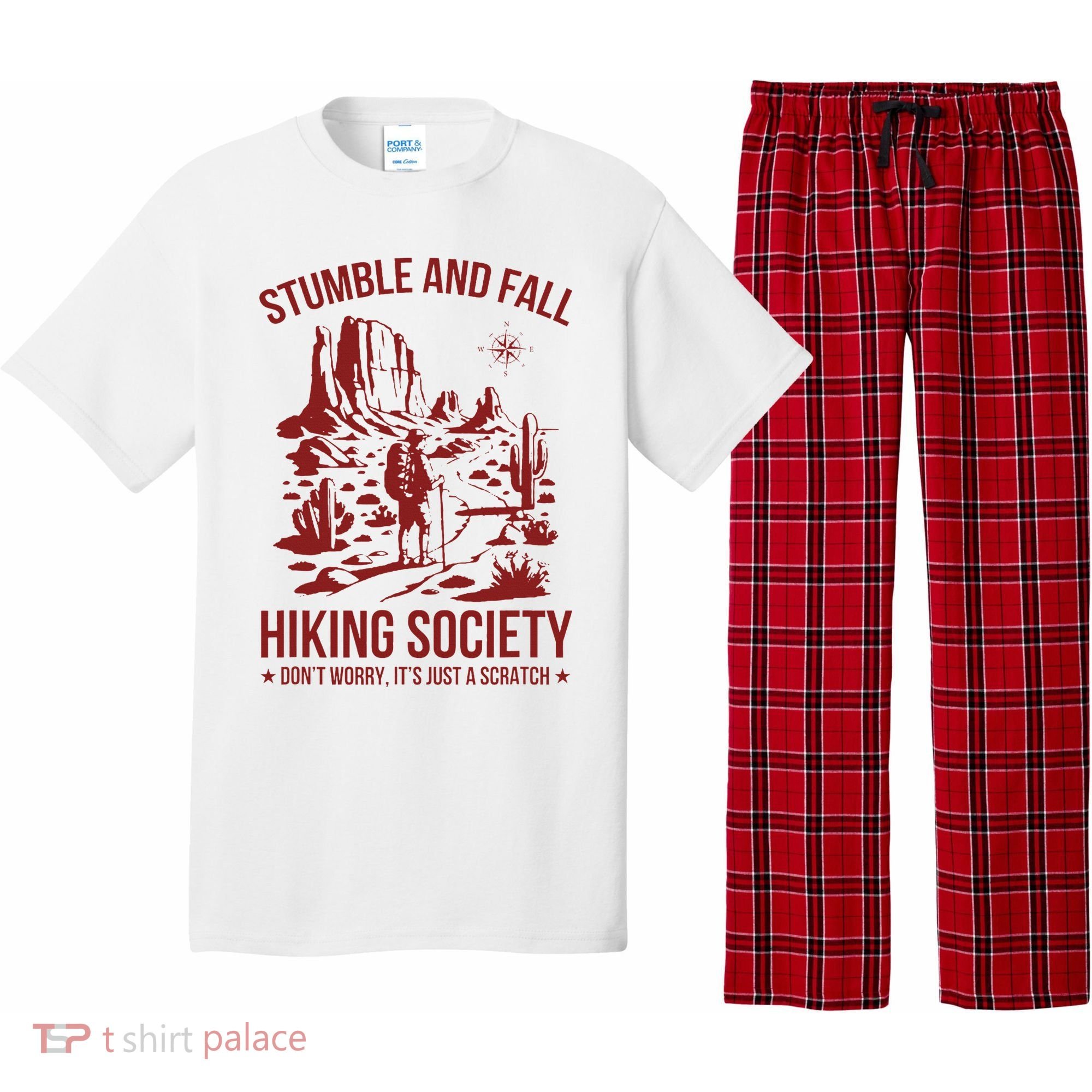 Stumble & Fall Hiking Society DonT Worry ItS A Scratch Pajama Set