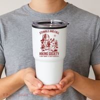 Stumble & Fall Hiking Society DonT Worry ItS A Scratch Tumbler thumb 2