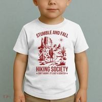 Stumble & Fall Hiking Society DonT Worry ItS A Scratch Toddler T-Shirt thumb 2