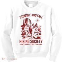 Stumble & Fall Hiking Society DonT Worry ItS A Scratch Kids Sweatshirt thumb 0