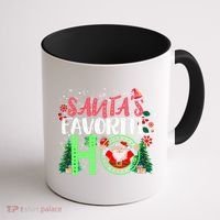 SantaS Favorite Ho Gift Christmas Gift Funny Cute Gift Coffee Mug thumb 1