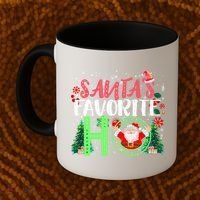SantaS Favorite Ho Gift Christmas Gift Funny Cute Gift Coffee Mug thumb 2