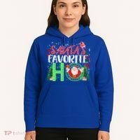SantaS Favorite Ho Gift Christmas Gift Funny Cute Gift Hoodie thumb 5