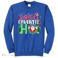 SantaS Favorite Ho Gift Christmas Gift Funny Cute Gift Sweatshirt thumb 0