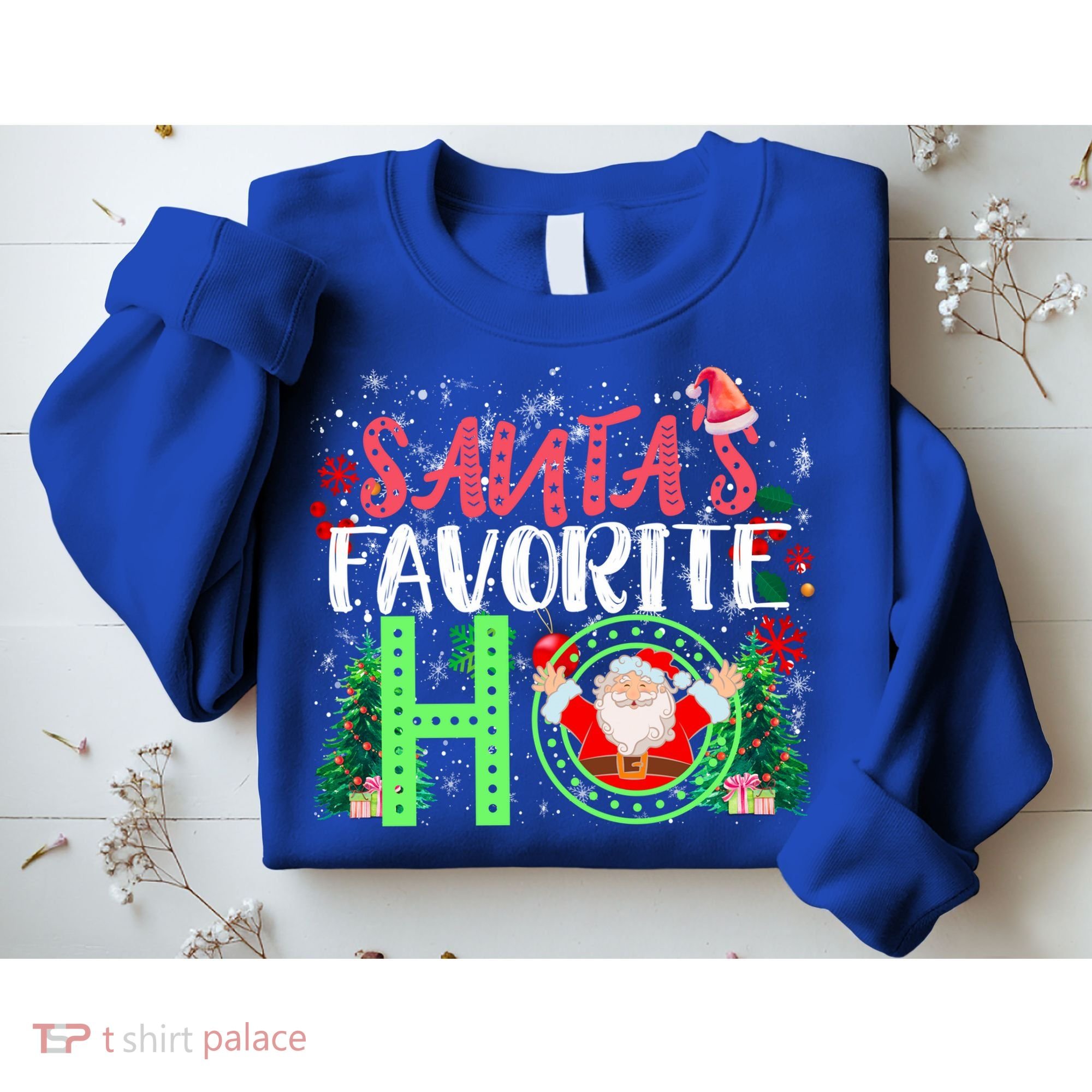 SantaS Favorite Ho Gift Christmas Gift Funny Cute Gift Sweatshirt