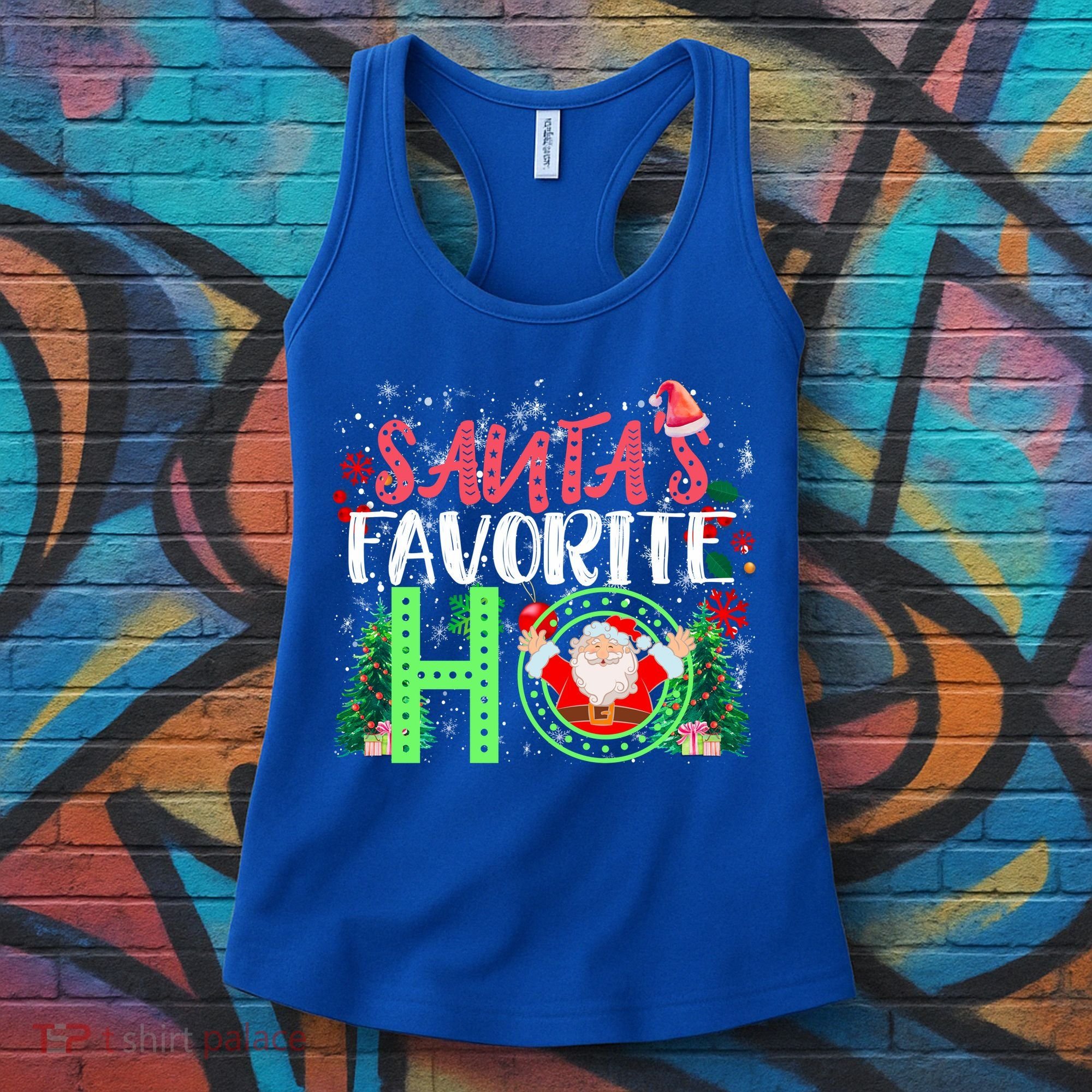 SantaS Favorite Ho Gift Christmas Gift Funny Cute Gift Women's Tank Top