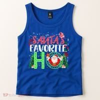 SantaS Favorite Ho Gift Christmas Gift Funny Cute Gift Tank Top thumb 2
