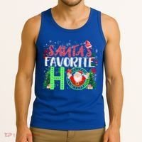 SantaS Favorite Ho Gift Christmas Gift Funny Cute Gift Tank Top thumb 3
