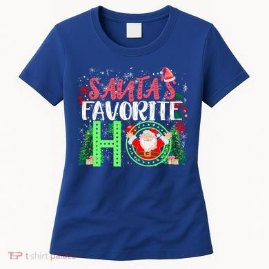 SantaS Favorite Ho Gift Christmas Gift Funny Cute Gift Women's T-Shirt