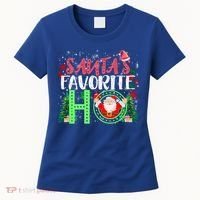 SantaS Favorite Ho Gift Christmas Gift Funny Cute Gift Women's T-Shirt thumb 0