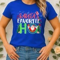 SantaS Favorite Ho Gift Christmas Gift Funny Cute Gift Women's T-Shirt thumb 2