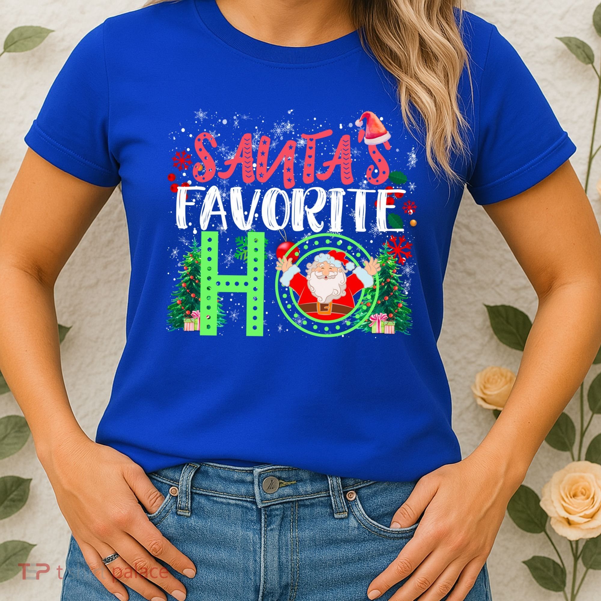 SantaS Favorite Ho Gift Christmas Gift Funny Cute Gift Women's T-Shirt