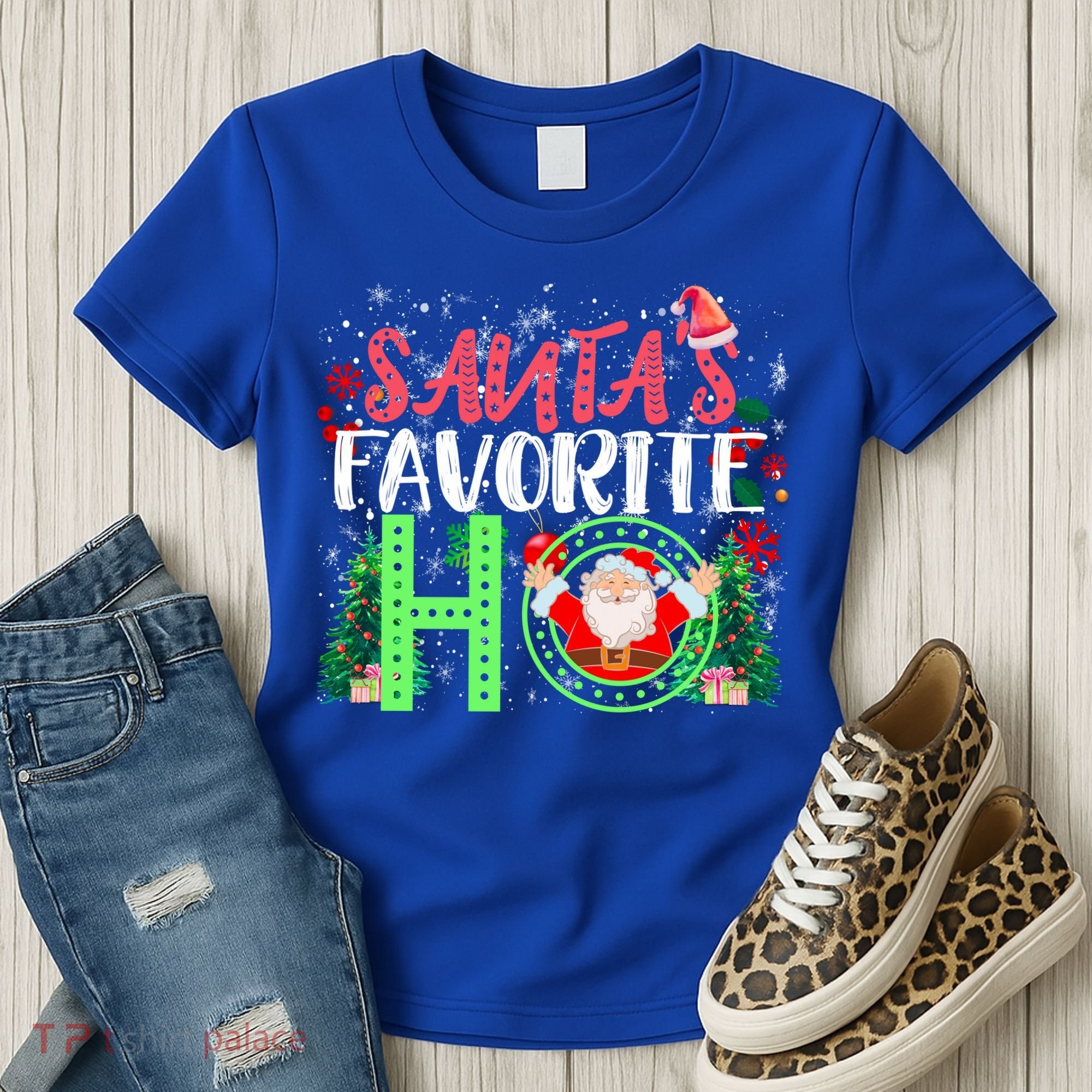 SantaS Favorite Ho Gift Christmas Gift Funny Cute Gift Women's T-Shirt